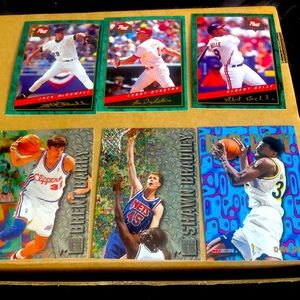 Basket ball and base ball cards